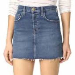 Current/ Elliott The Mini Cut-Off Skirt in Reese size 27